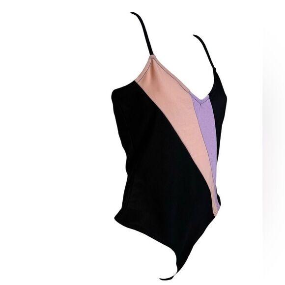 NWT Lovers + Friends Color Block Thong Bodysuitt - Picture 4 of 8